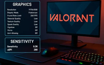 Настройки Valorant для турниров — графика, сенса и периферия