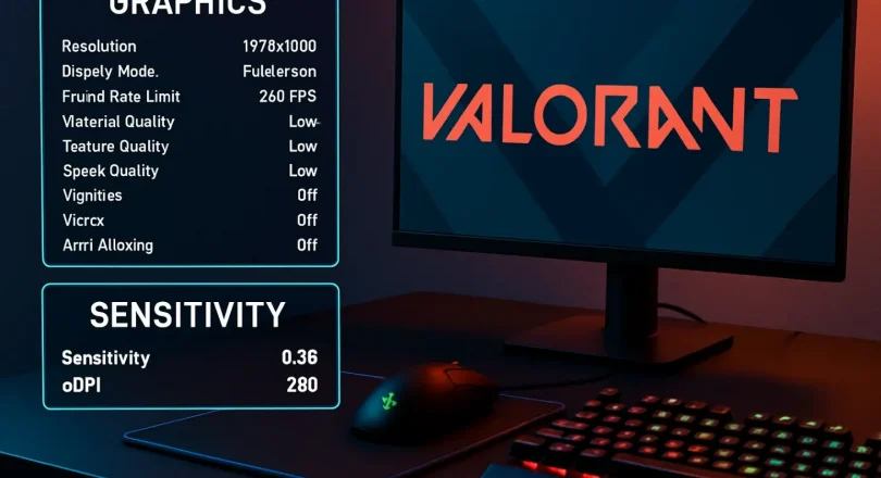 Настройки Valorant для турниров — графика, сенса и периферия